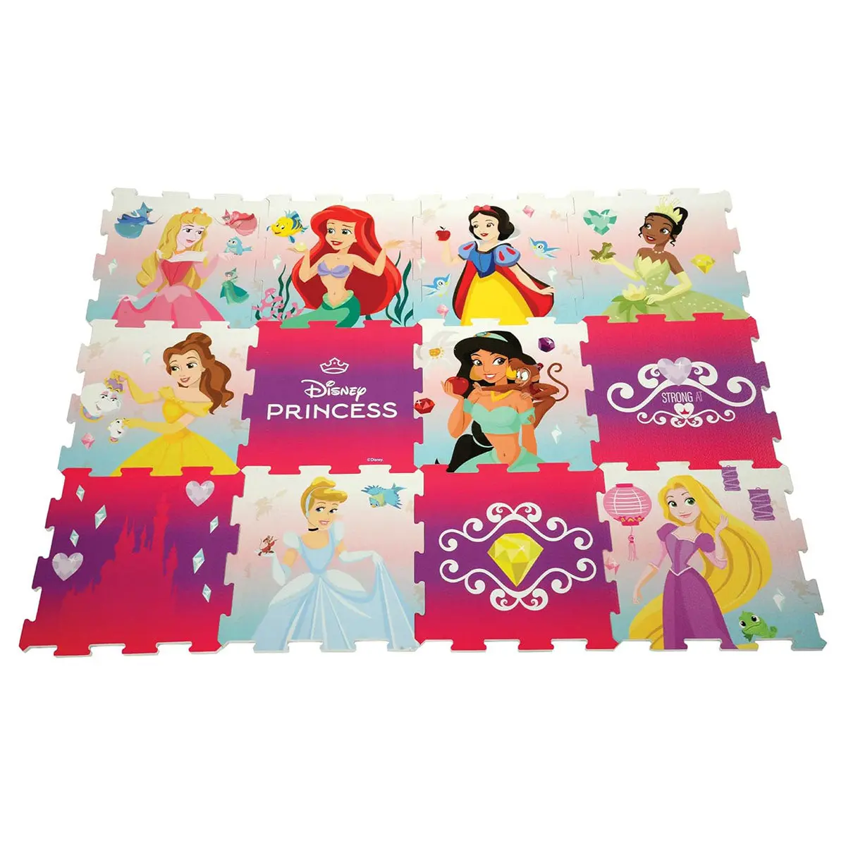 Disney Princess 12 Piece Foam Play Mat 1