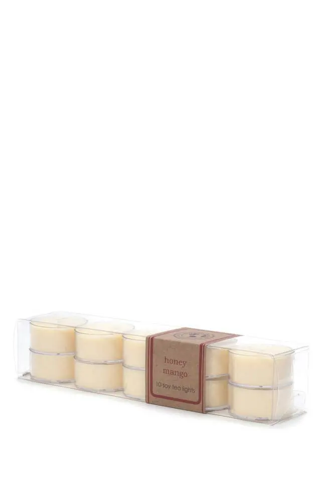 Eco Candle Company - Tea Light 10Pk - Honey Mango 1