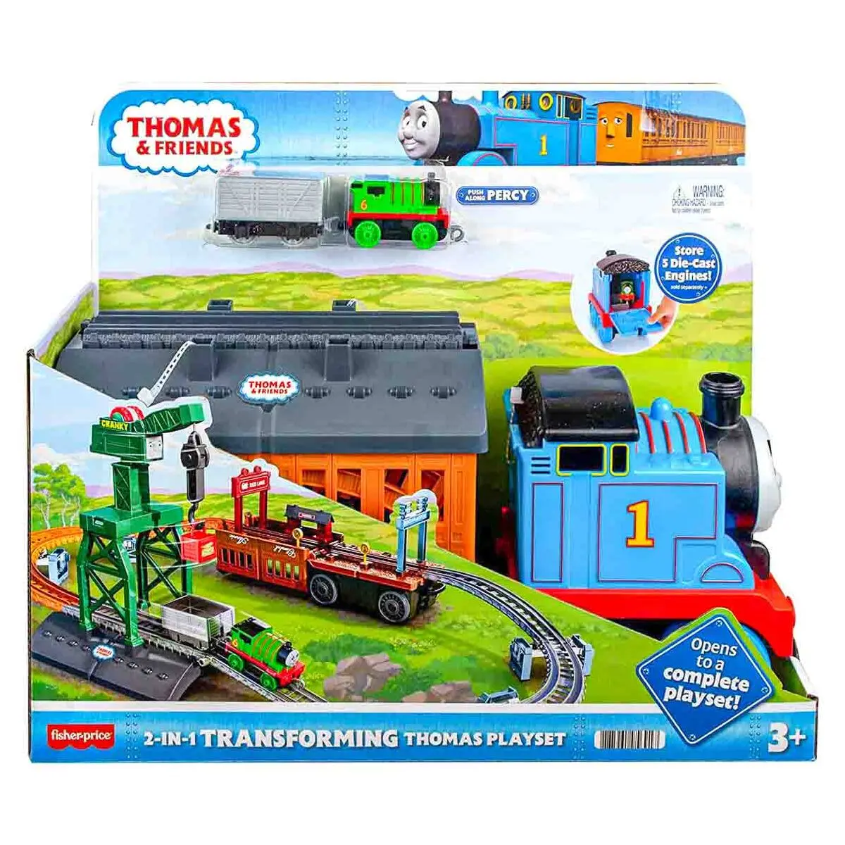 Thomas & Friends 2-In-1 Transforming Thomas Playset 1