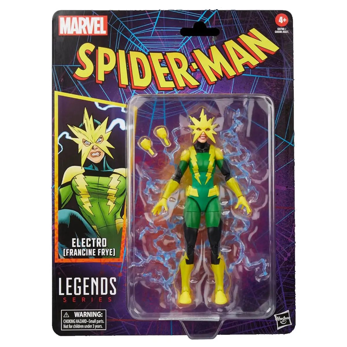 Marvel Legends Series Electro (Francine Frye) 15Cm Figure 1