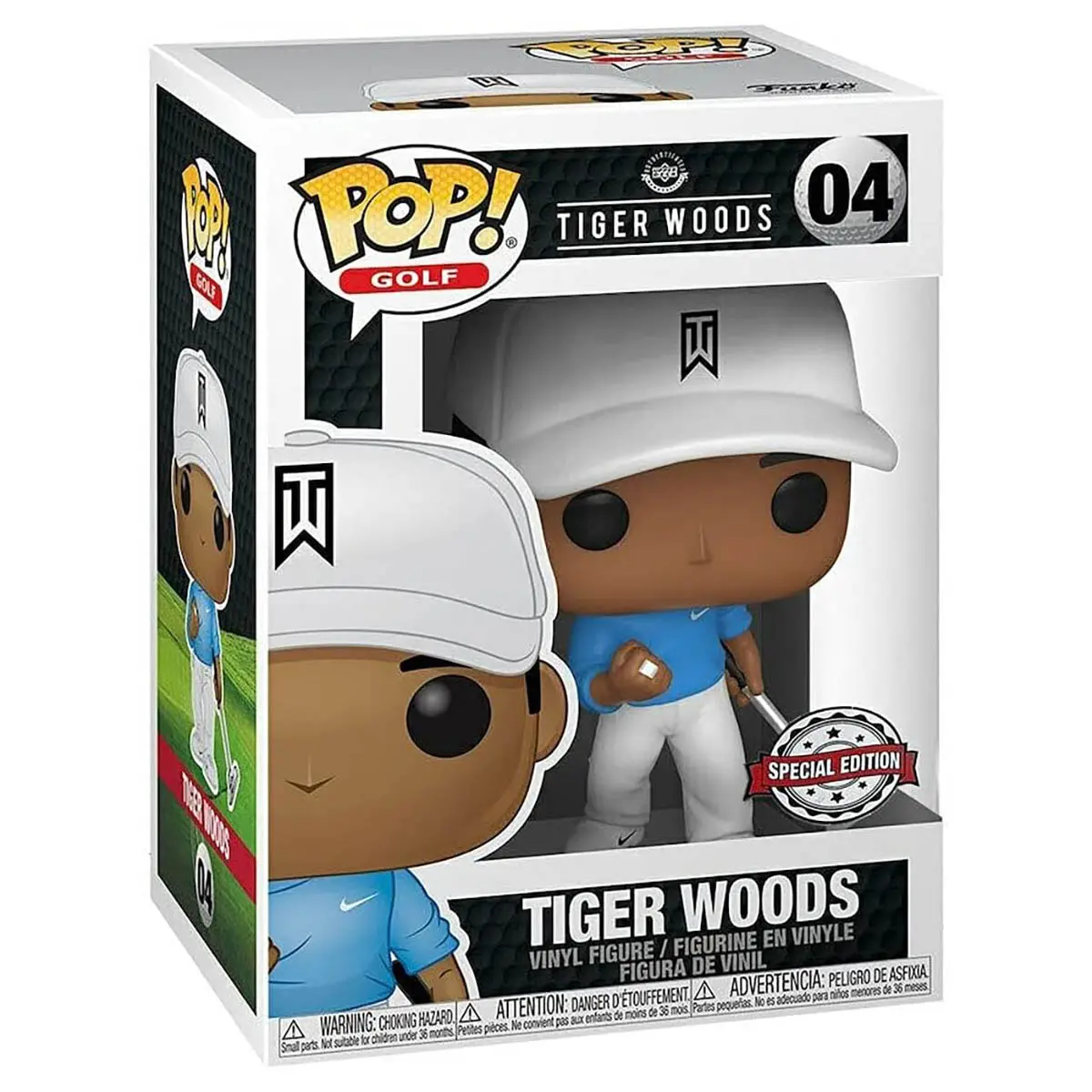 Funko Pop! Golf: Tiger Woods (Blue Shirt) Vinyl Figure #04 1