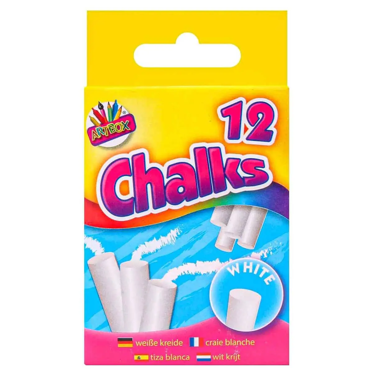 Artbox 12 White Chalks 1
