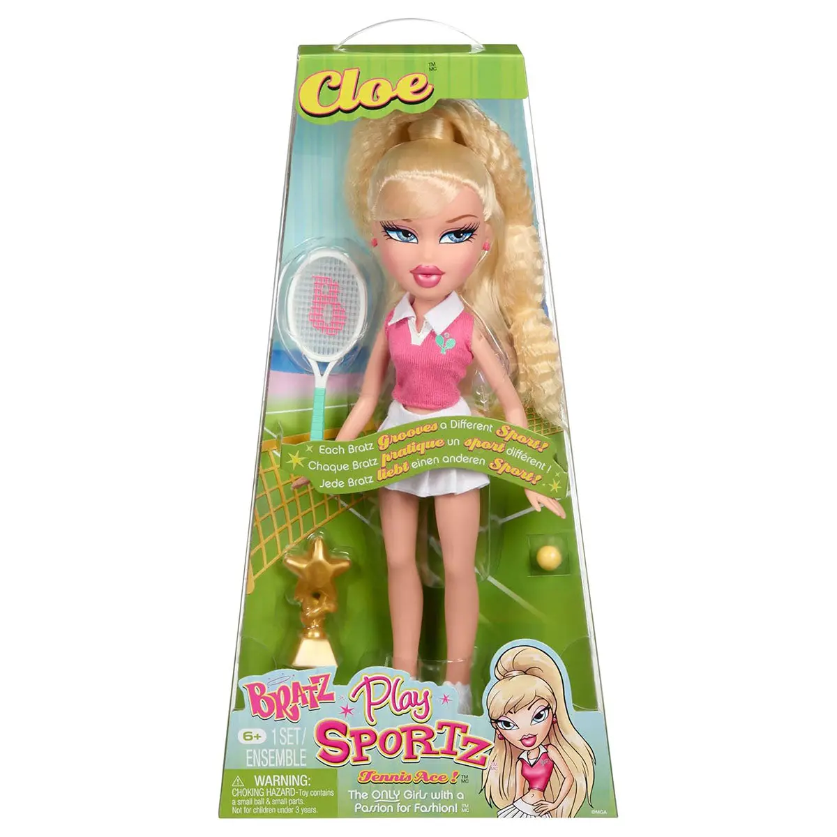 Bratz Play Sportz Tennis Ace Cloe Doll 1