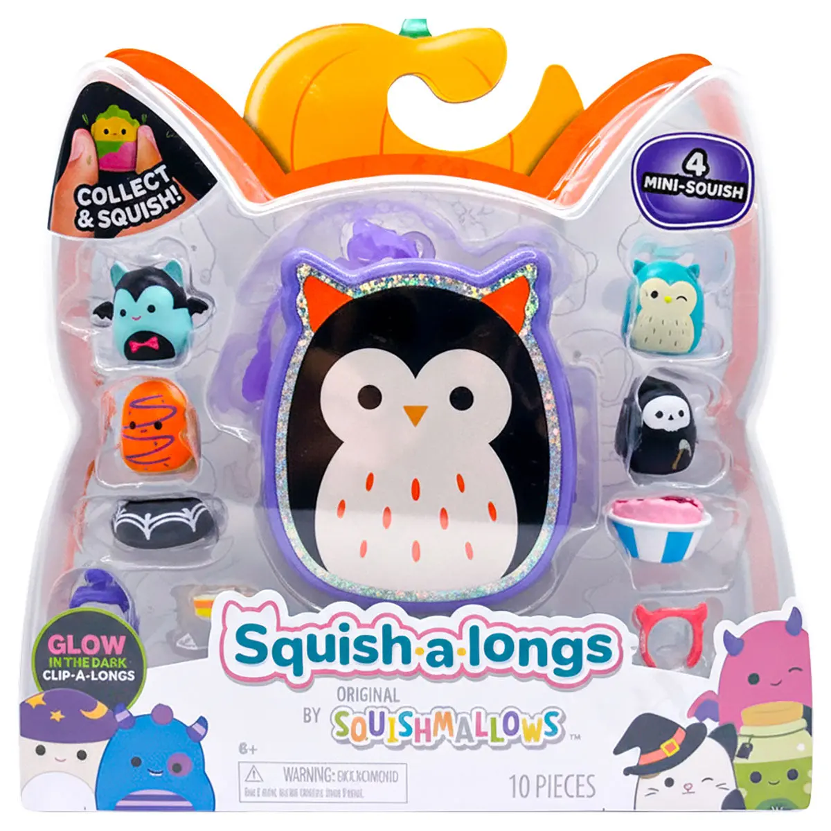 Squish-A-Longs Halloween Clip A Longs 4 Pack (Style 3) 1
