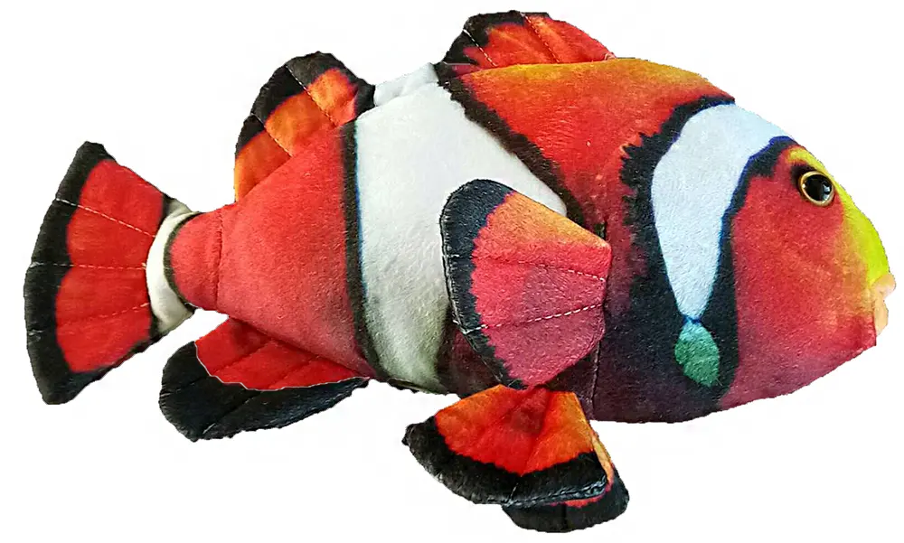 Texas Toy Distribution - Clownfish Aquatic Plush Stuffed Animal 12" Fish 1