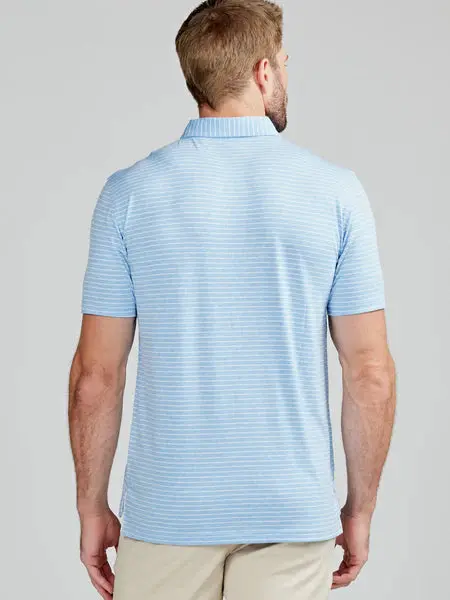 Tasc Cloud Polo Brookline Stripe 9