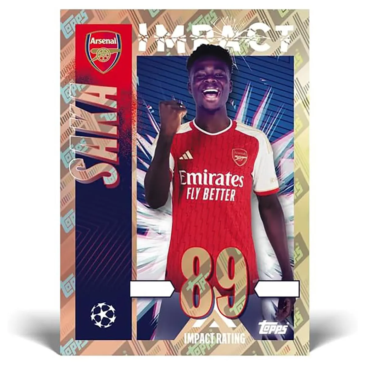 Topps Uefa Champions League 2023/24 Season Official Sticker Collection Pack 2