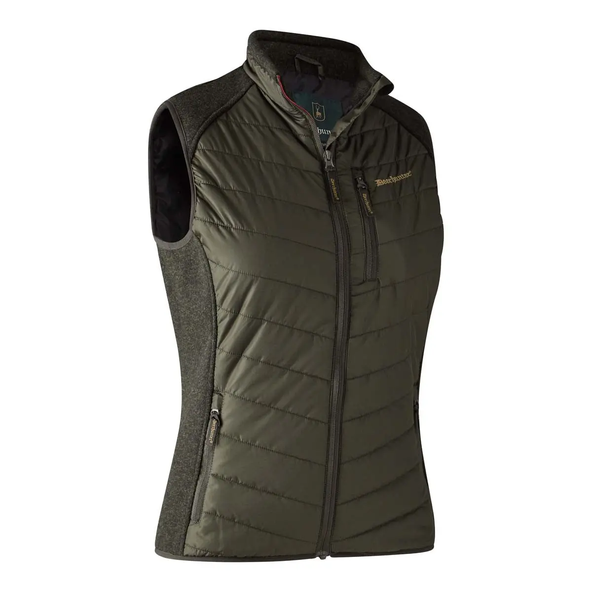 Deerhunter Lady Caroline Padded Waistcoat With Knit 1