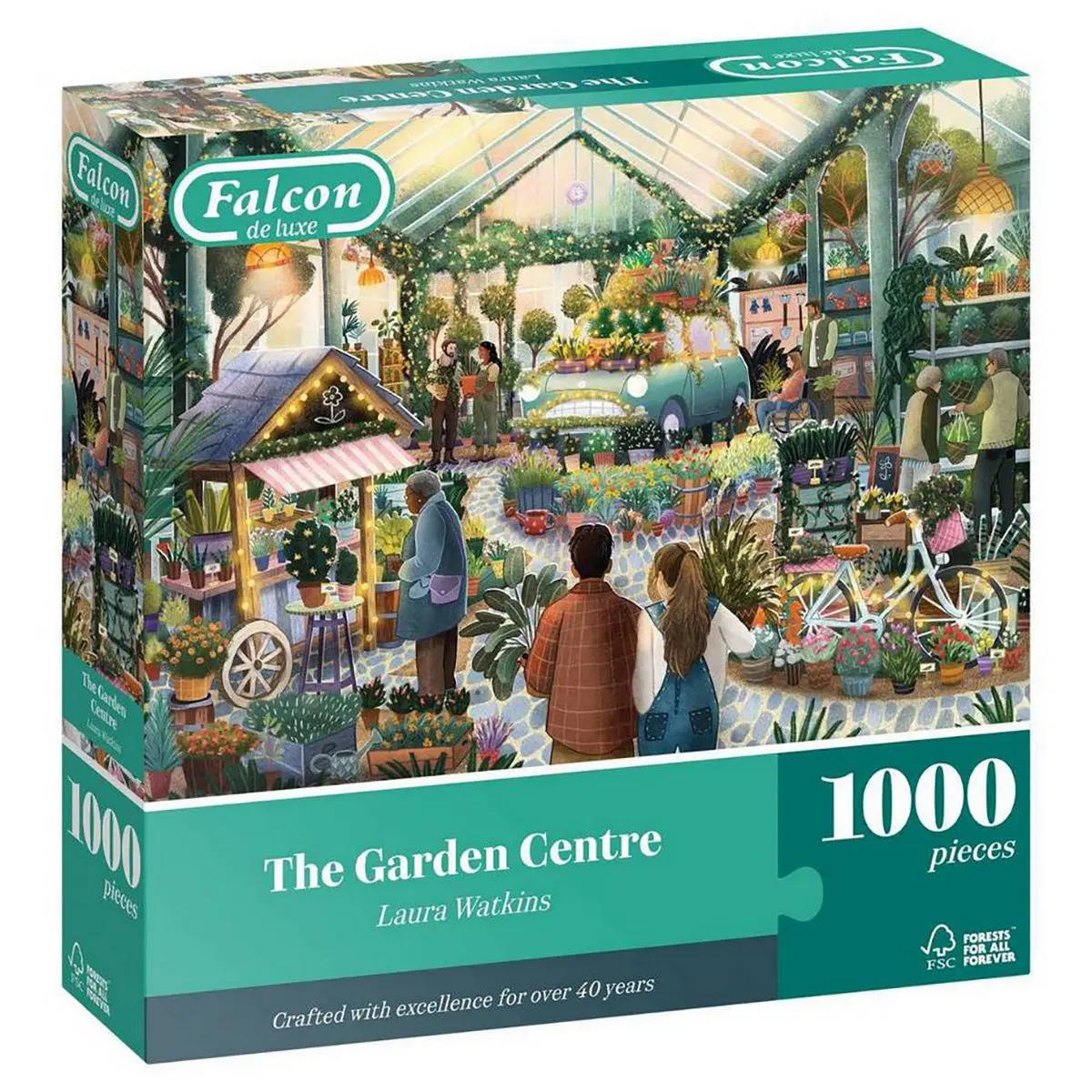 Falcon De Luxe The Garden Centre 1000 Piece Jigsaw Puzzle 1