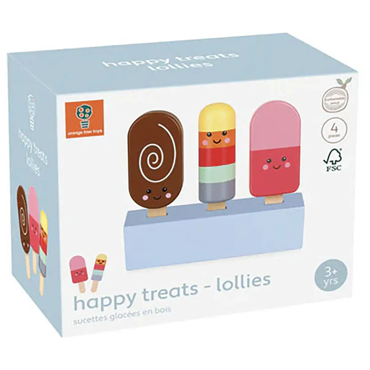 Orange Tree Toys Wooden Happy Treats Lollies 1