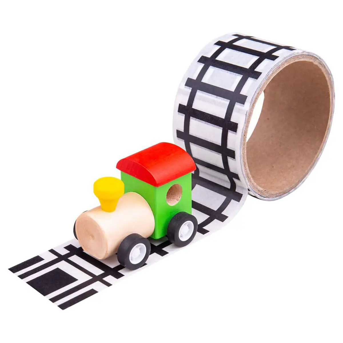 Railway Tape With Wooden Train 1