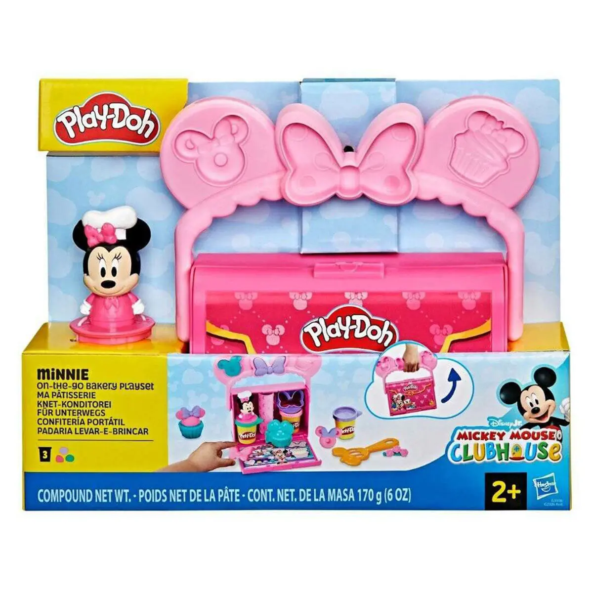 Play-Doh Mickey Mouse Clubhouse: Minnie On-The-Go Bakery Playset 1