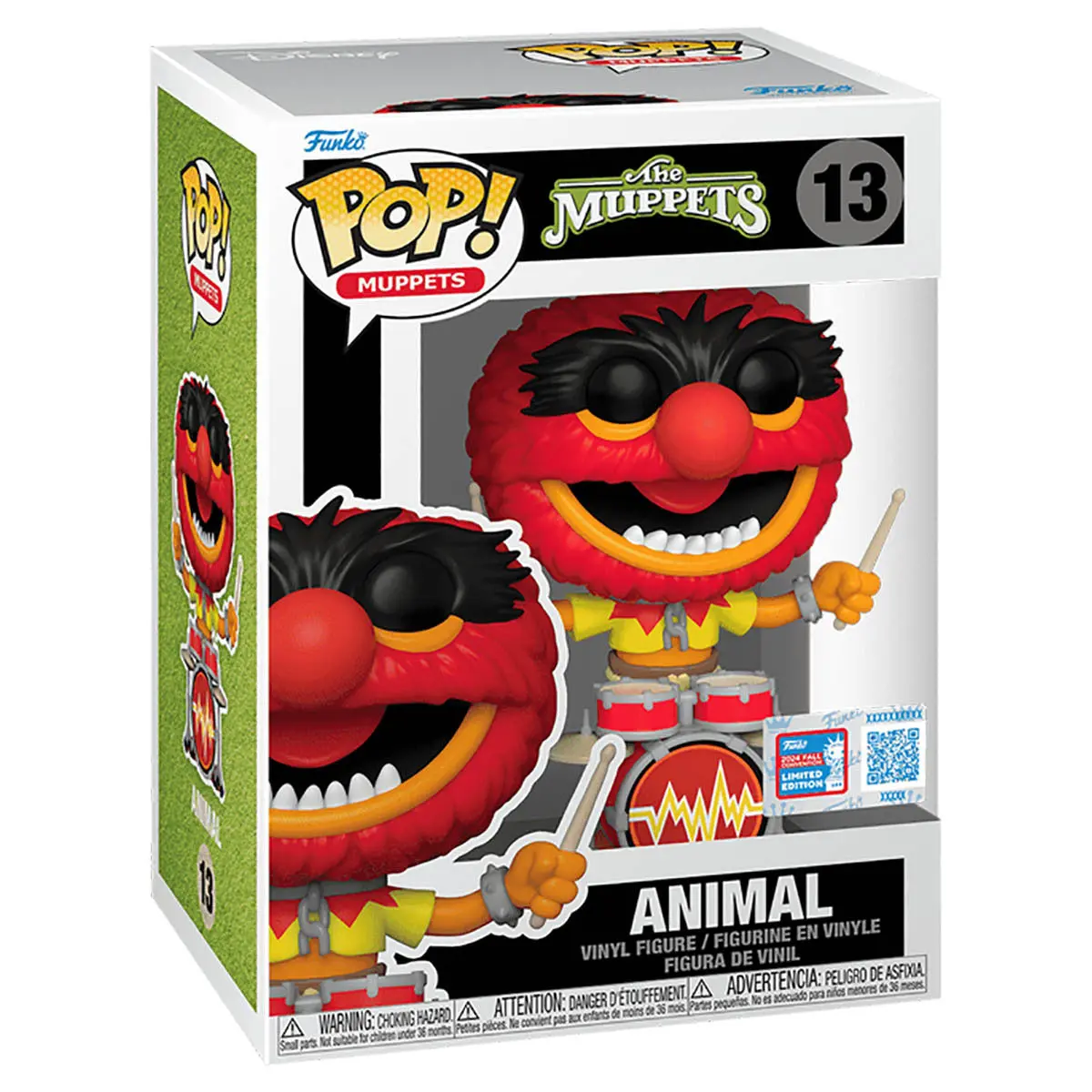 Funko Pop! Muppets: Animal Vinyl Figure #13 Nycc 2024 Limited Edition Shared Retailer Exclusive 1