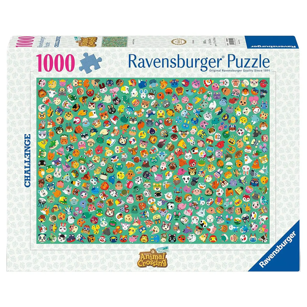 Ravensburger Animal Crossing Challenge 1000 Piece Jigsaw Puzzle 1