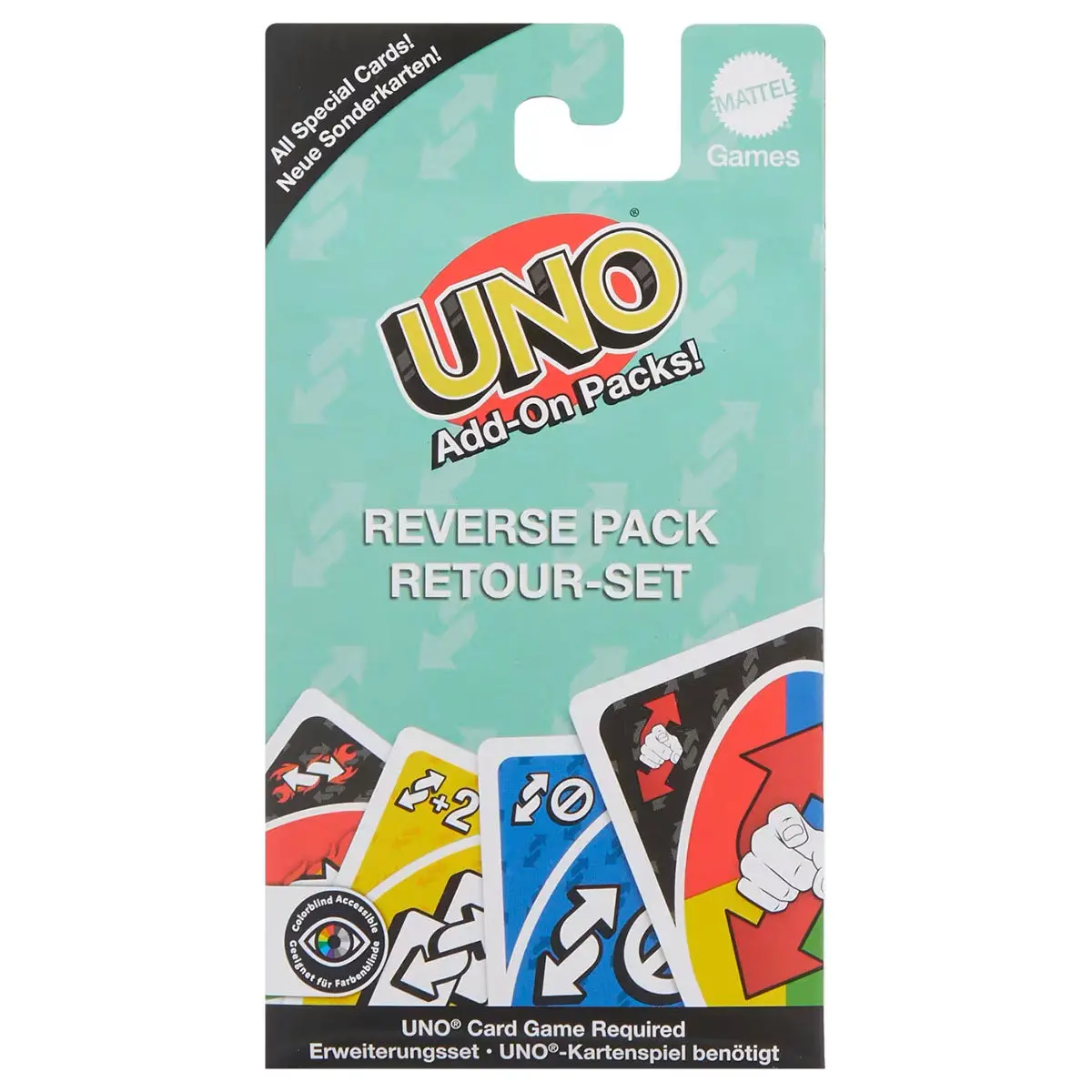 Uno Add-On Packs: Reverse Pack Cards 1