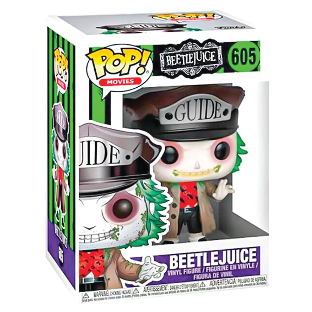 Funko Pop! Movies: Beetlejuice: Beetlejuice With Hat Vinyl Figure #605 1