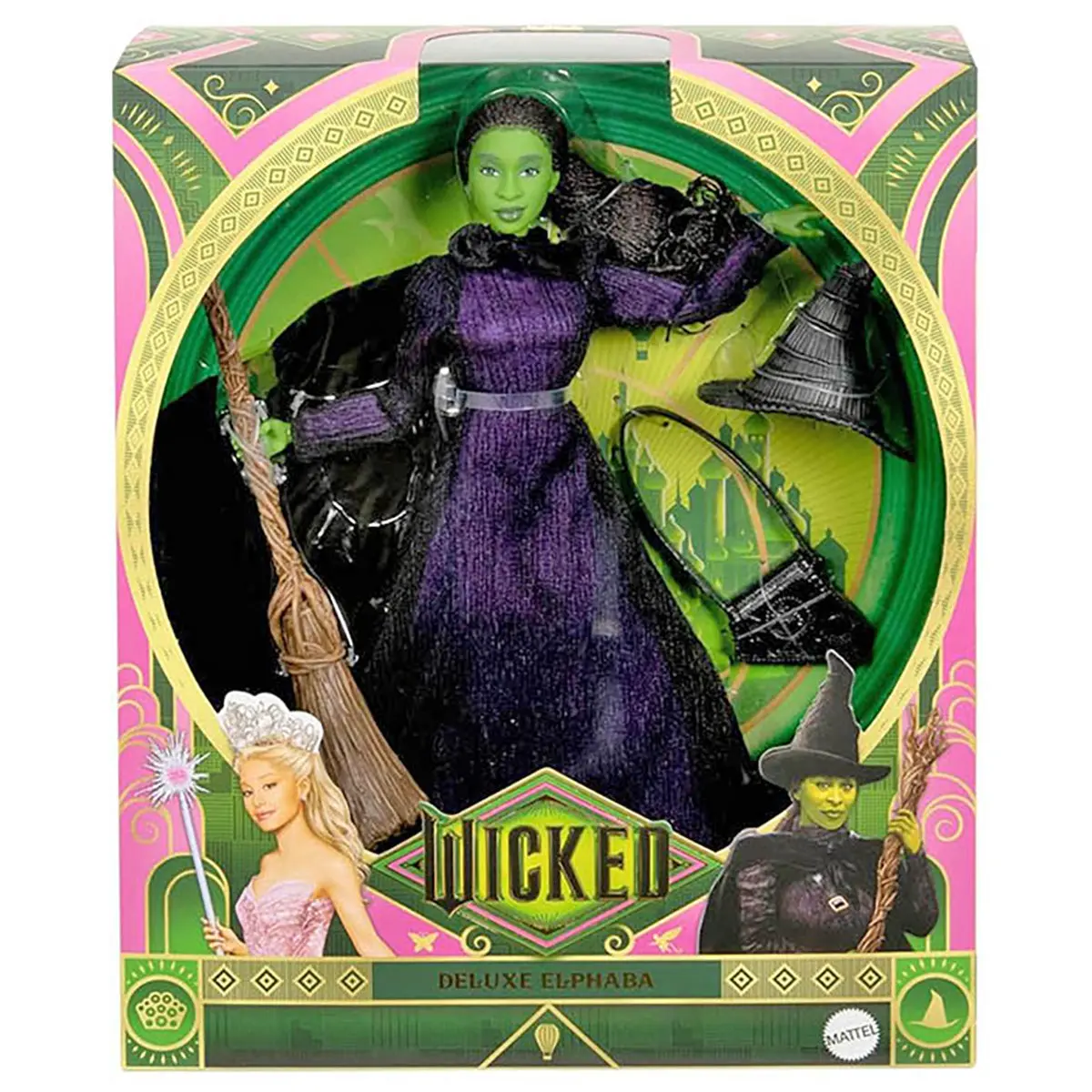 Wicked Deluxe Elphaba Witch Fashion Doll & Accessories 1