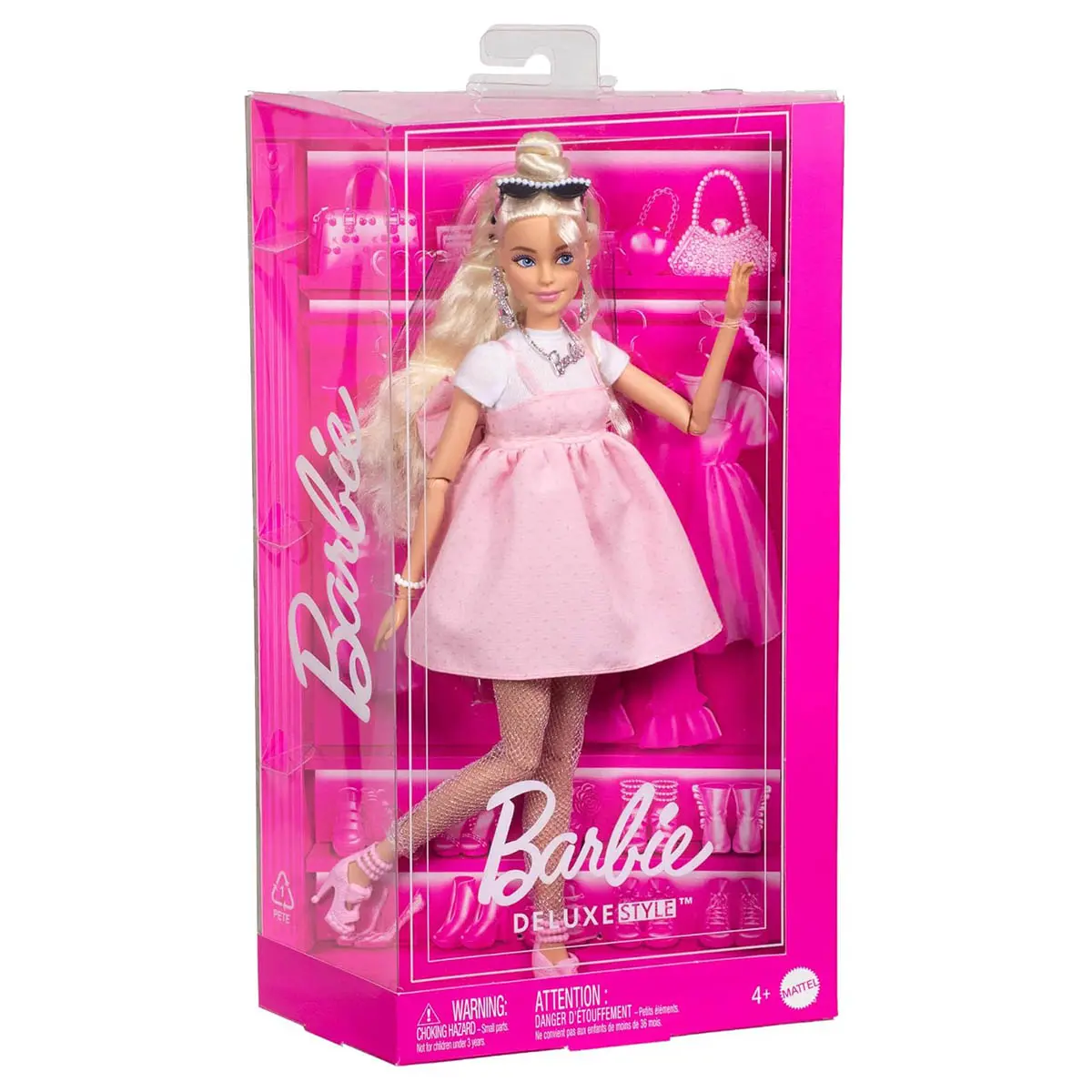 Barbie Deluxe Style #3 Pastel Pink Fashion Doll 1