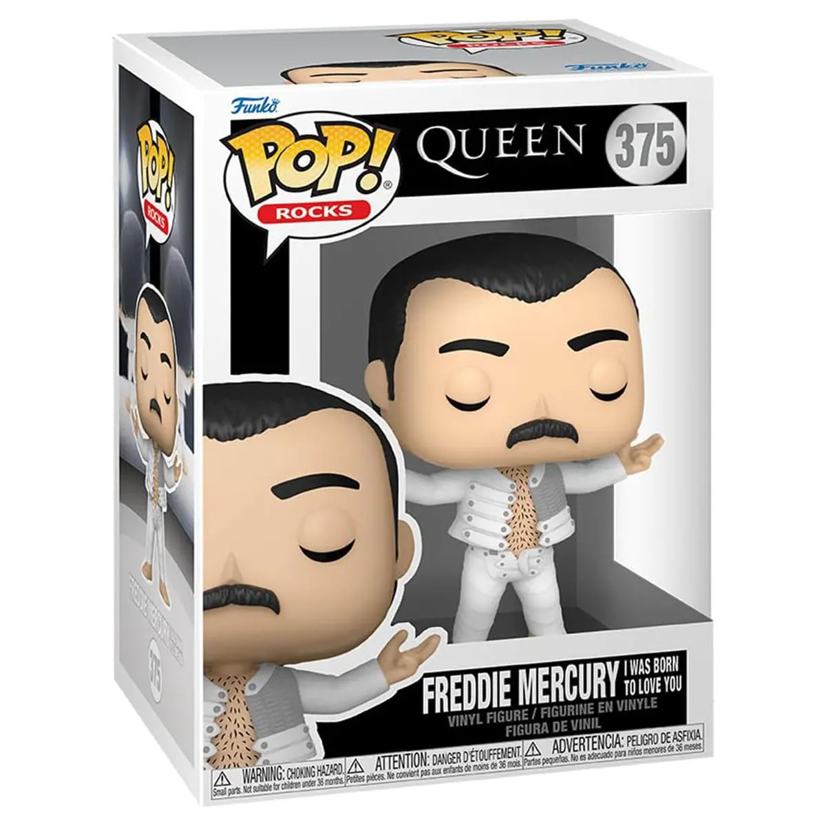 Funko Pop! Rocks: Queen: Freddie Mercury (I Was Born To Love You) Vinyl Figure #346 1
