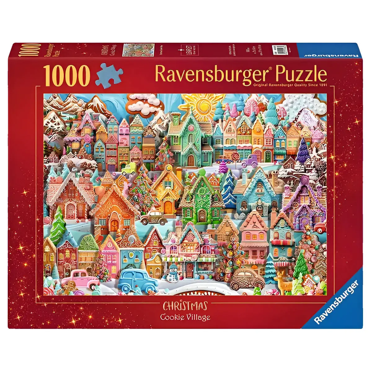 Ravensburger Christmas Cookie Village 1000 Piece Jigsaw Puzzle 1