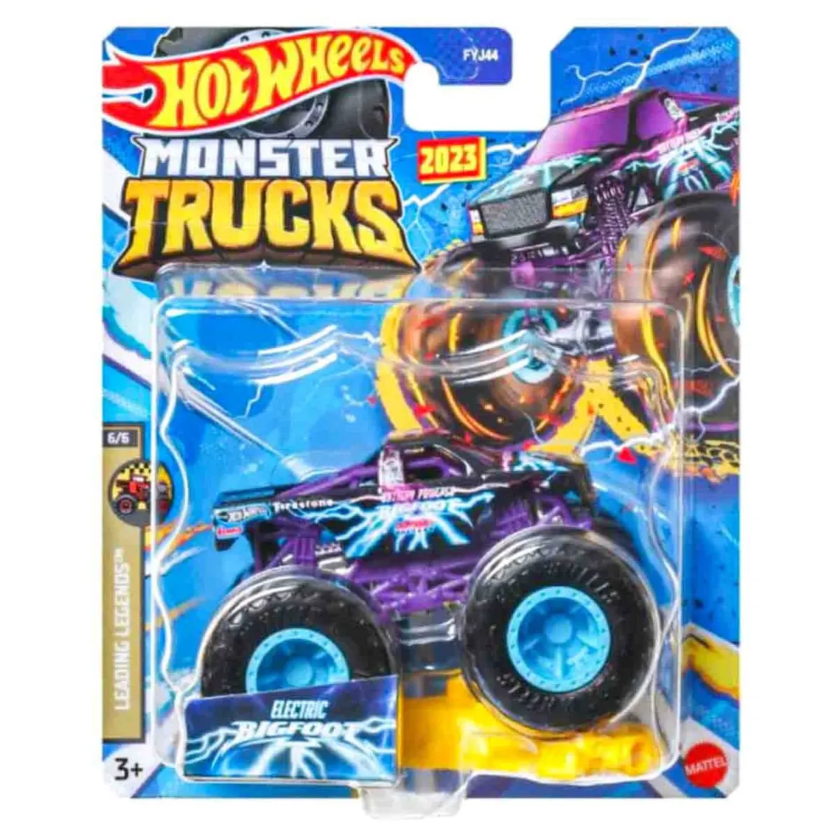 Hot Wheels Monster Trucks 2023: Leading Legends: Electric Bigfoot Vehicle 1