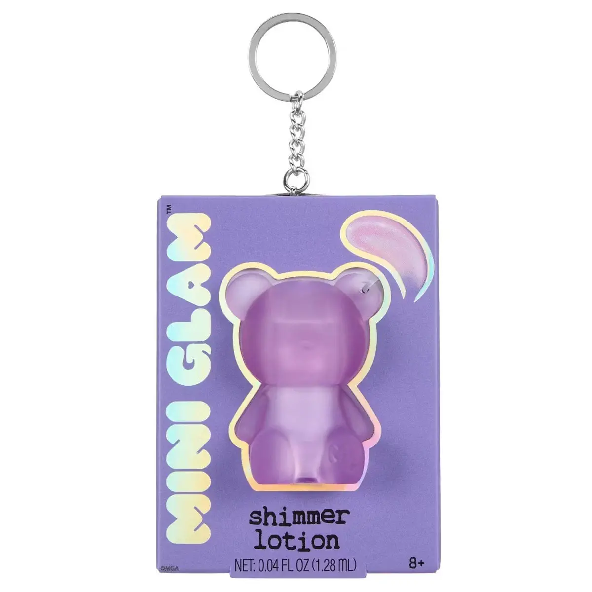 Mini Glam Bear Shimmer Lotion Friendship Bracelet Keychain 1