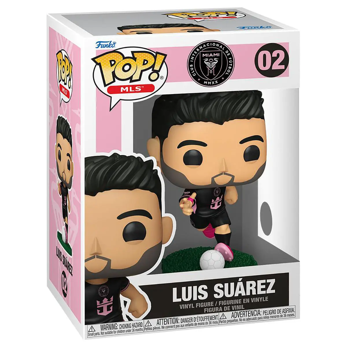 Funko Pop! Mls: Inter Miami: Luis Suarez (Away Kit) Vinyl Figure #02 1