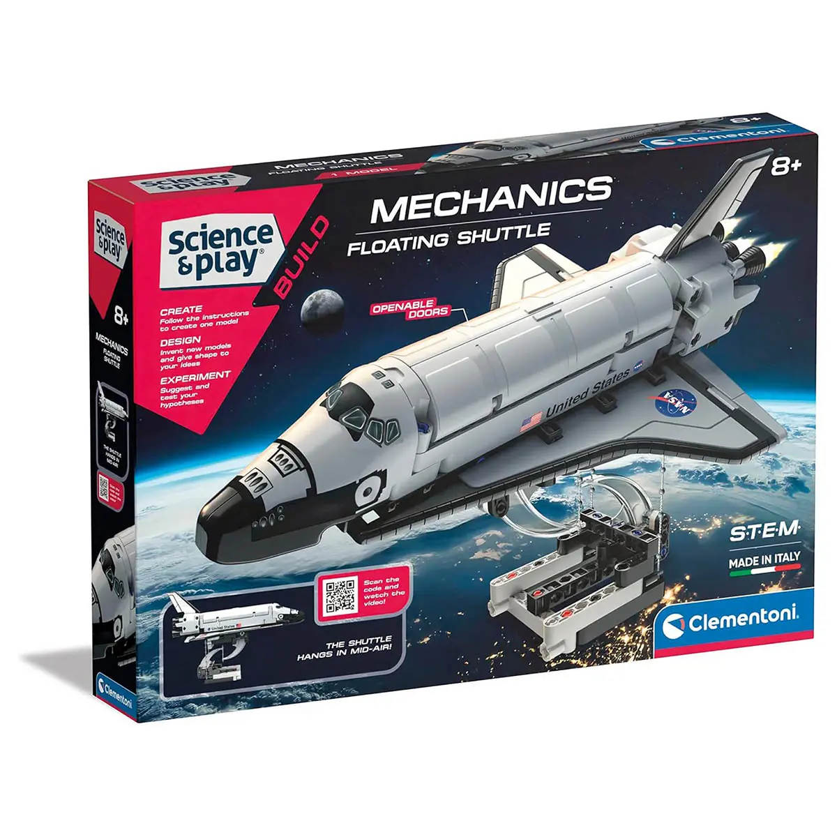 Clementoni Mechanics Floating Nasa Space Shuttle Model Kit 1