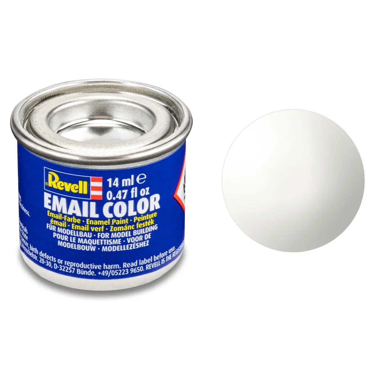 Revell Email Color Gloss White (Ral 9010) Enamel Paint 14Ml 1