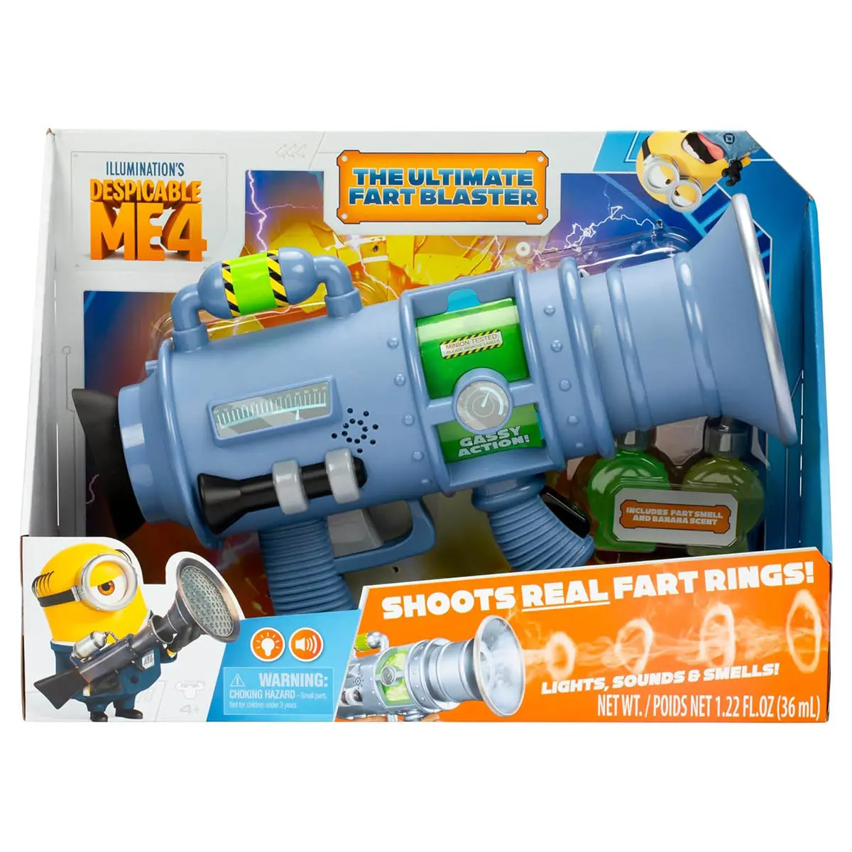 Despicable Me 4: The Ultimate Fart Blaster With Light, Sounds & Smells 1