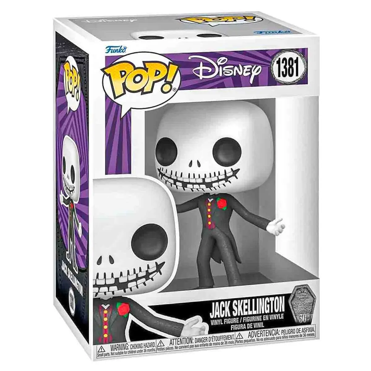 Funko Pop! Disney: The Nightmare Before Christmas 30Th Anniversary: Jack Skellington (Formal) Vinyl Figure #1381 1