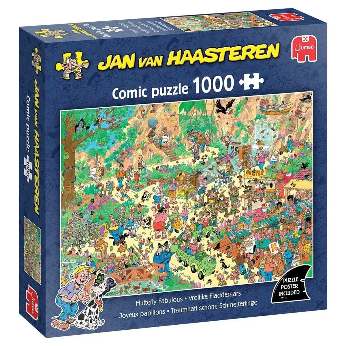 Jan Van Haasteren Flutterly Fabulous 500 Xl Piece Comic Puzzle 1