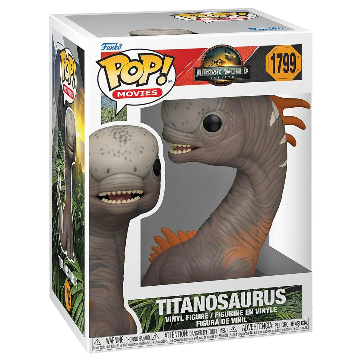 Funko Pop! Movies: Jurassic World: Rebirth Titanosaurus Vinyl Figure #1799 1