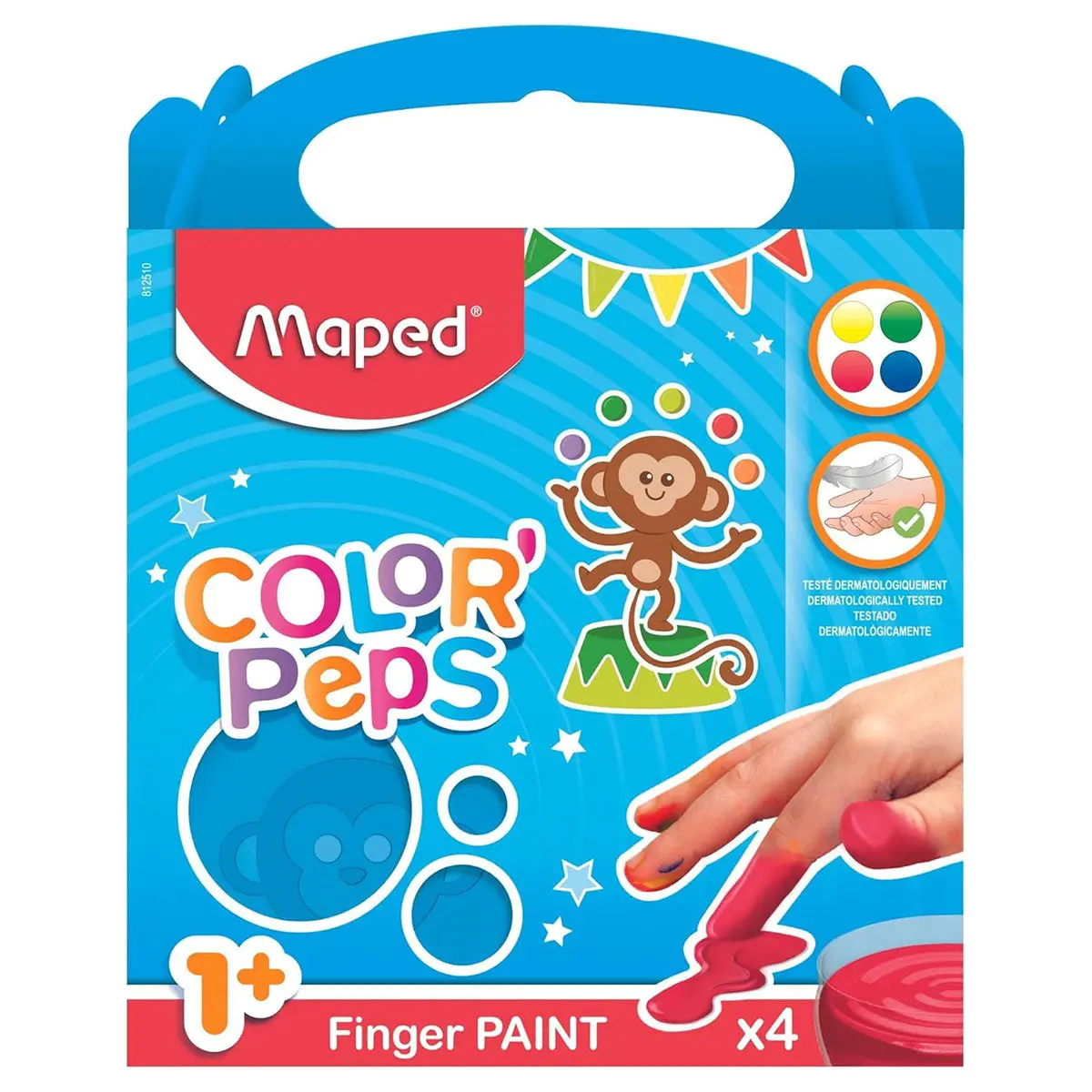Maped Color'peps My First Finger Paint (4 Pack) 1