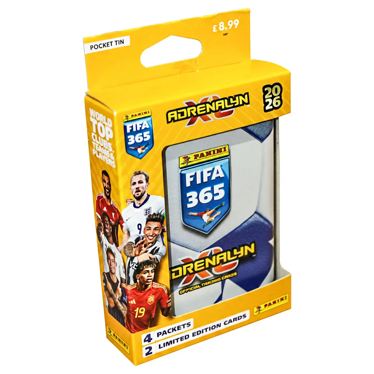 Panini Fifa 365 2025/26 Adrenalyn Xl Trading Cards Pocket Tin - Football White/Blue 1