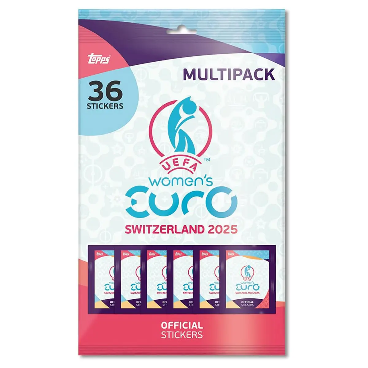 Topps Uefa Women's Euro Switzerland-2025 Sticker Collection Multipack 1
