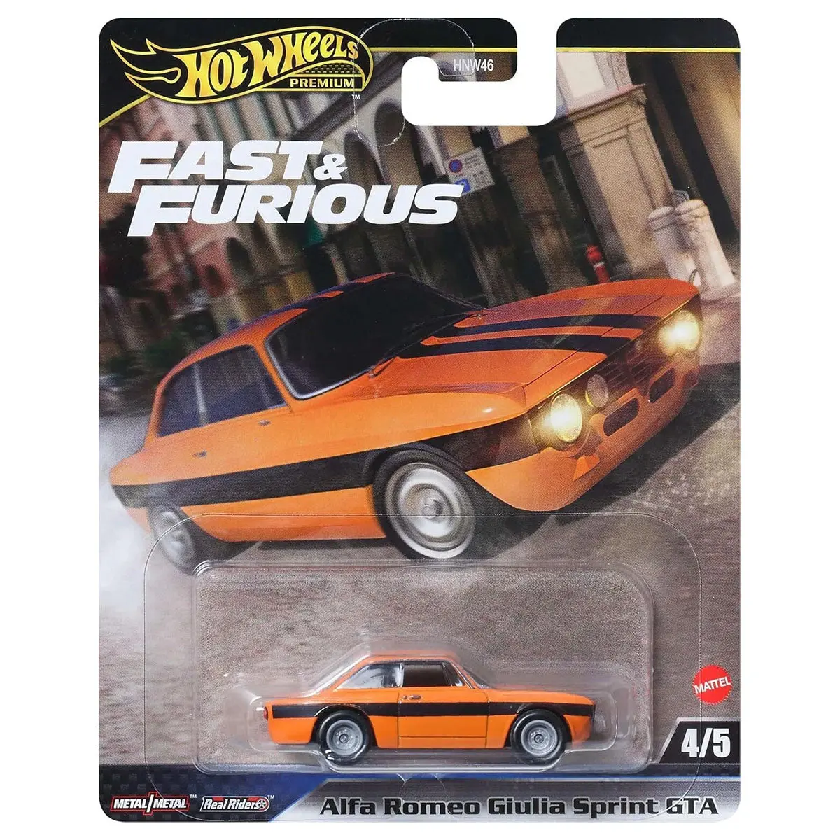 Hot Wheels Premium Fast & Furious: Alfa Romeo Giulia Sprint Gta 1:64 Scale Car (4/5) 1