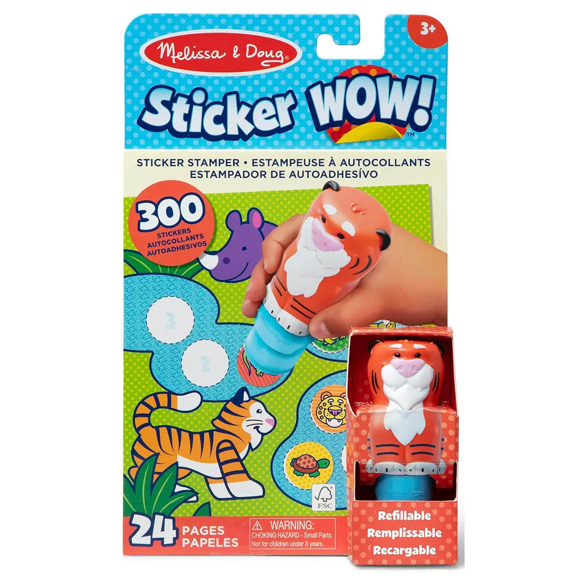 Melissa & Doug Sticker Wow! Sticker Stamper Tiger 1