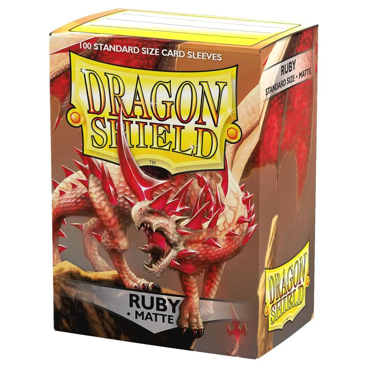 Dragon Shield Matte Sleeves Standard Size - Ruby (100) 1