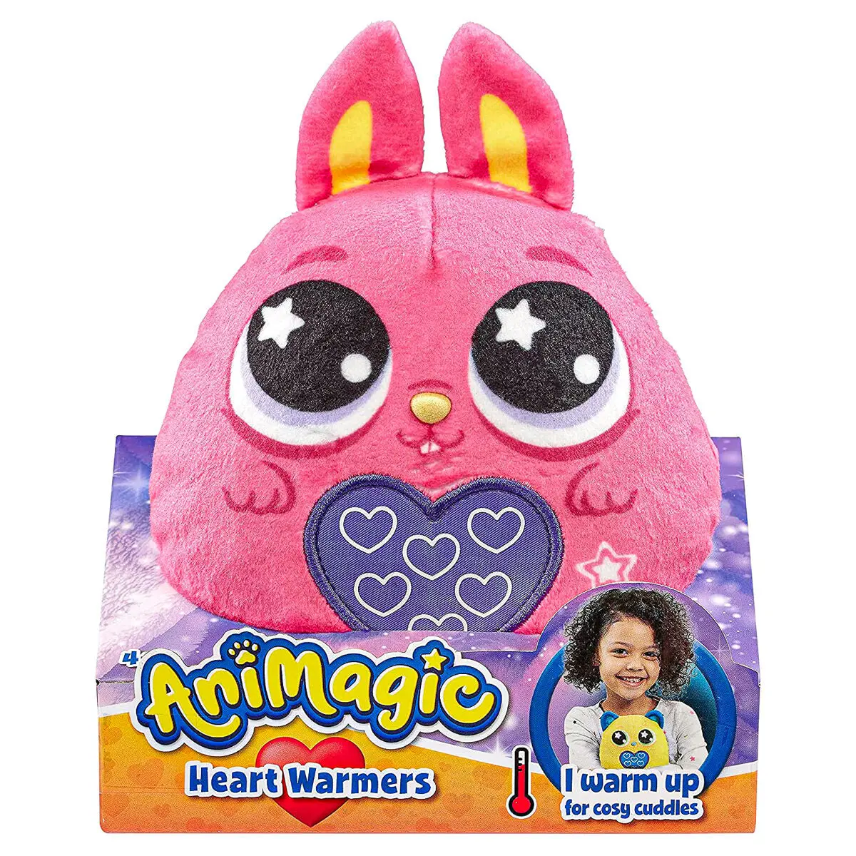 Animagic Heart Warmers Cuties Rabbit Soft Toy 1