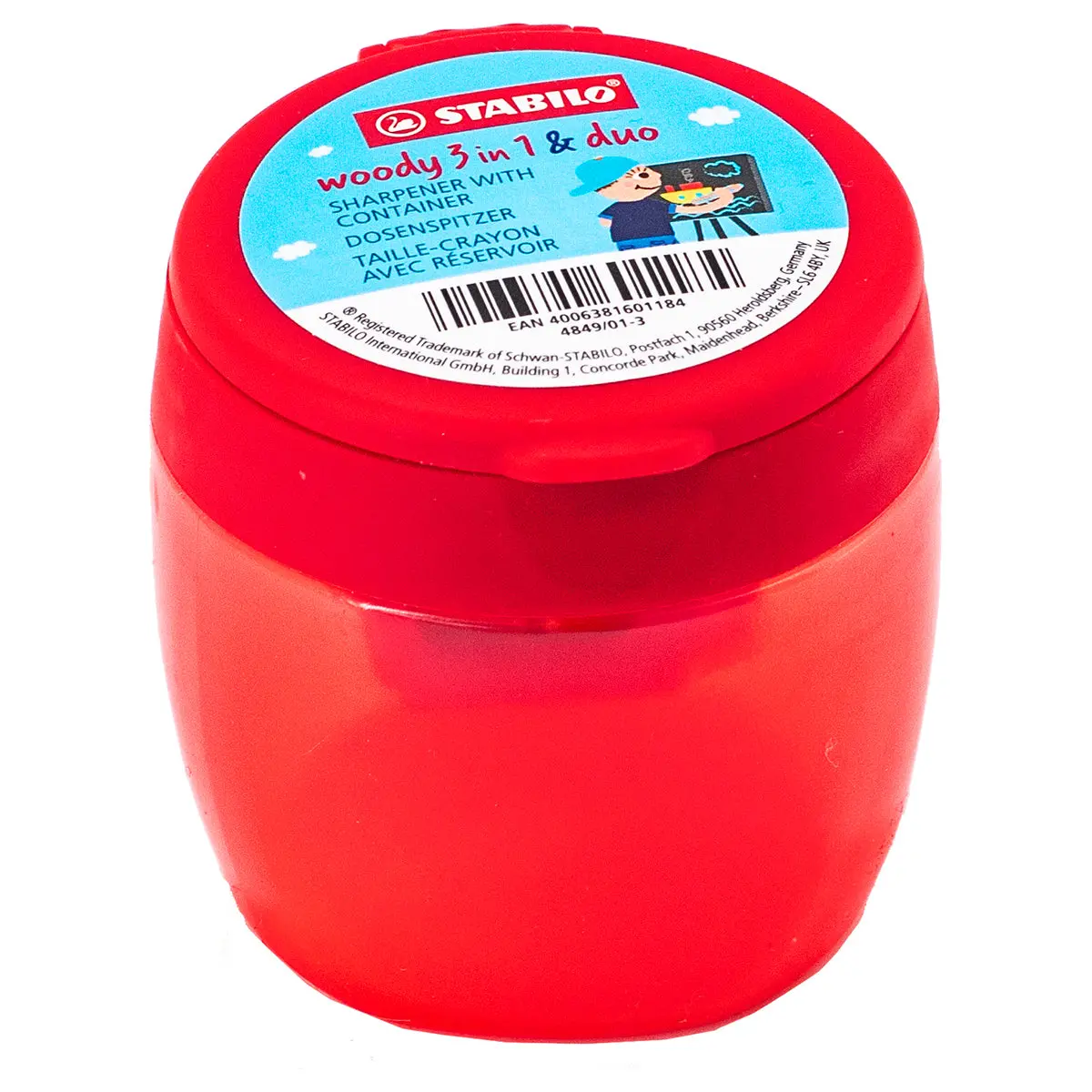 Stabilo Woody 3 In 1 Sharpener With Container 1