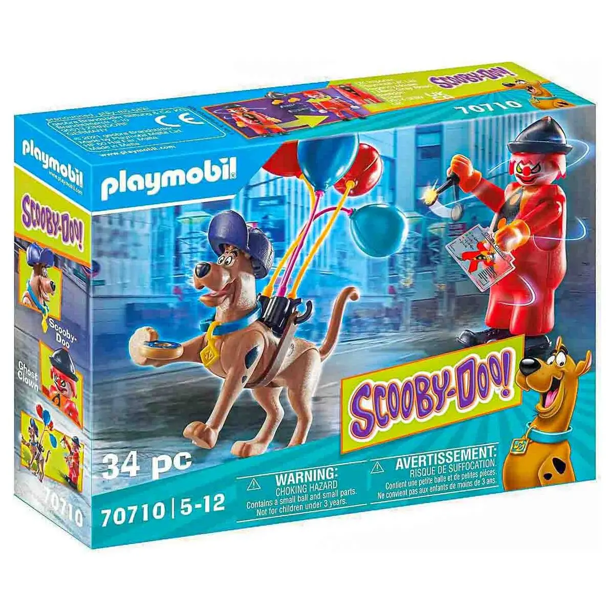 Playmobil Scooby-Doo! Adventure With Ghost Clown Playset 1