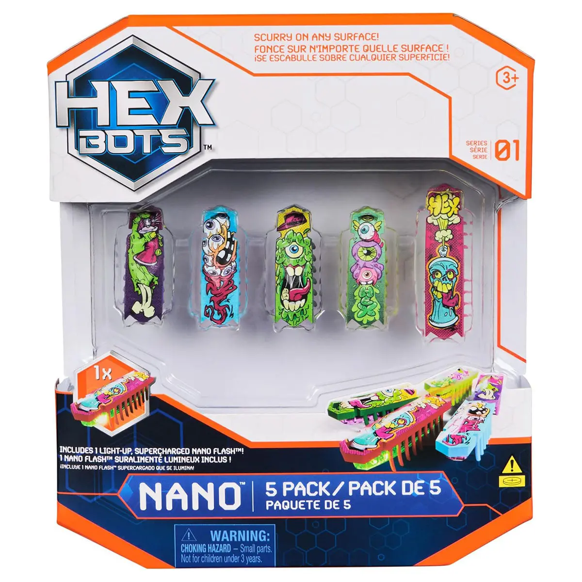 Hex Bots Nano 5 Pack Series 01 Robot Bugs 1