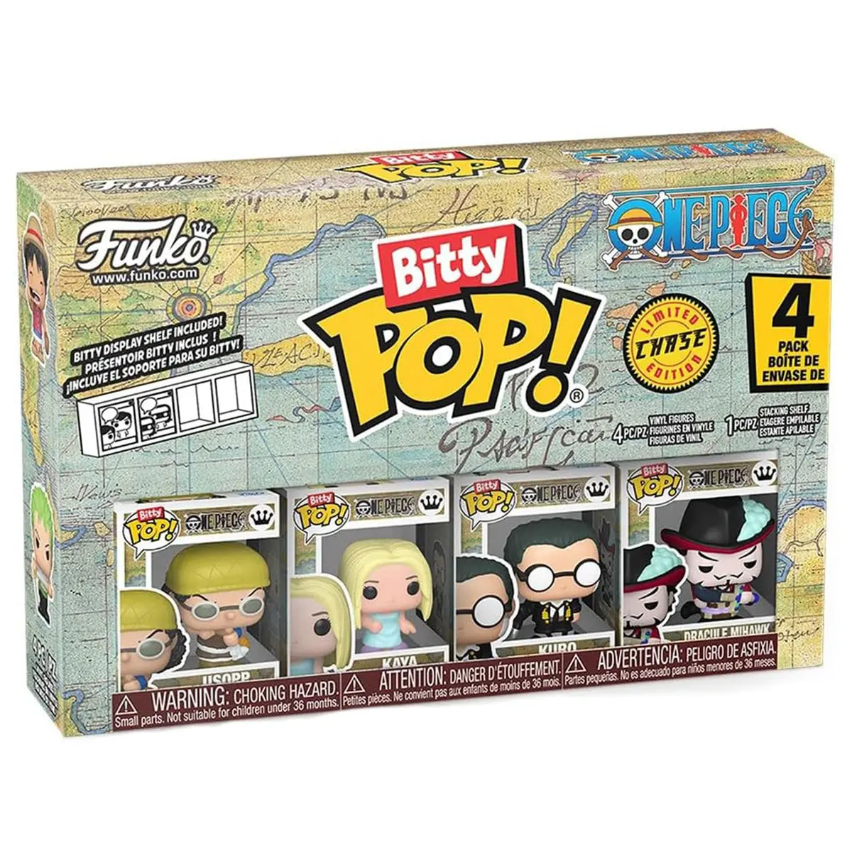 Funko Bitty Pop! One Piece Mini Figures Series 4 (4 Pack) 1