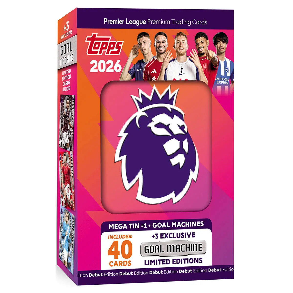 Topps Premier League 2025/26 Premium Trading Cards Mega Tin #1 Goal Machines 1