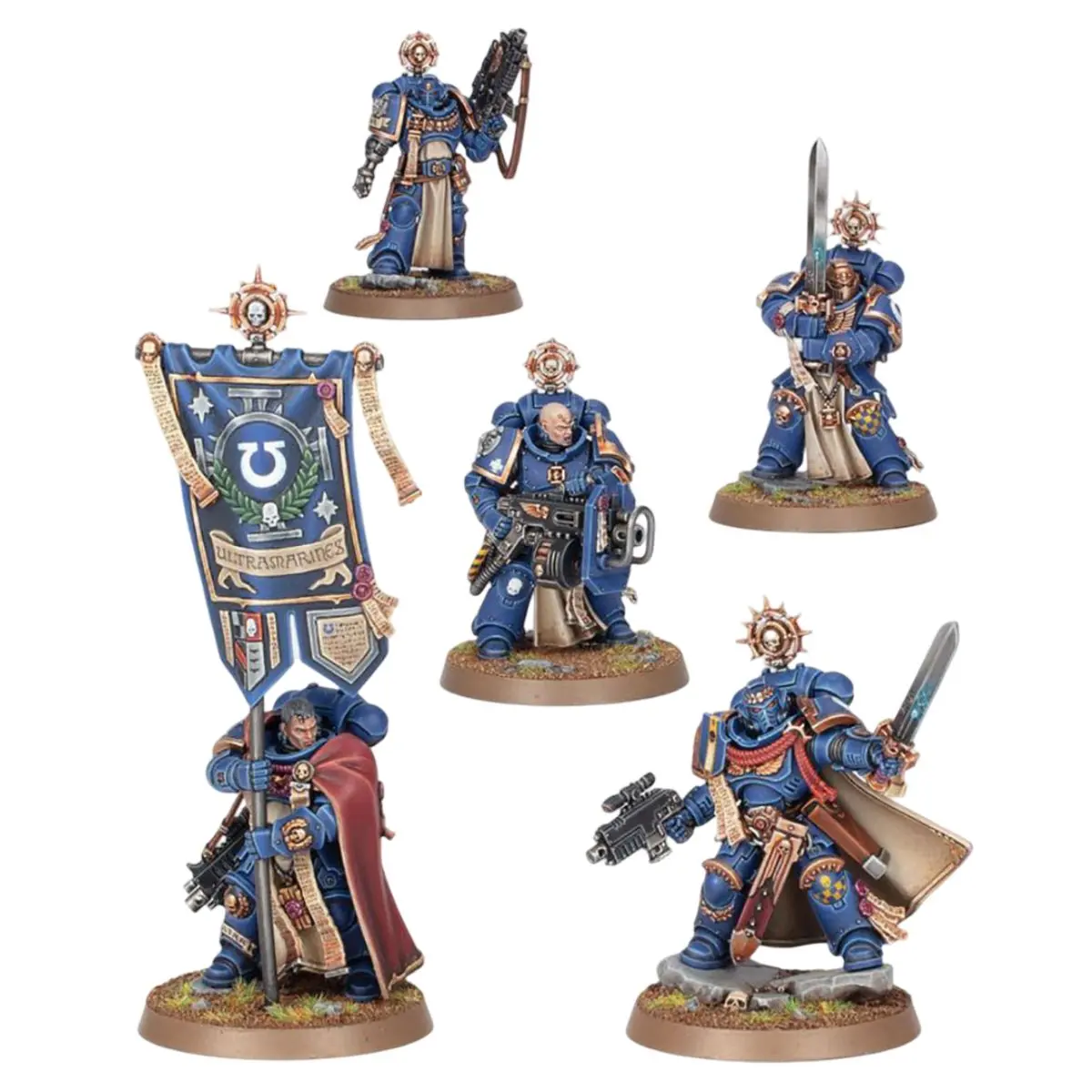 Warhammer 40,000 Space Marines: Company Heroes Miniatures Set 2