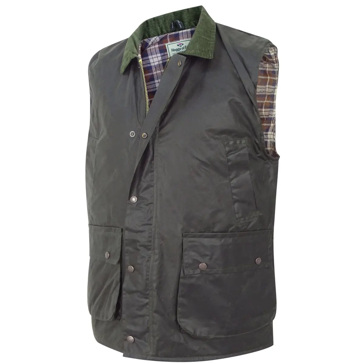 Hoggs Of Fife Waxed Waistcoat 1
