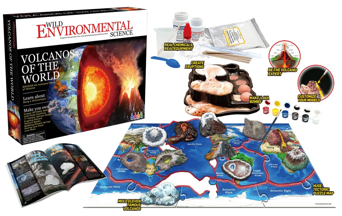 Wild Enviromental Science: Volcanos Of The World Kit 1