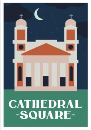 Cathedral Square Sticker 1