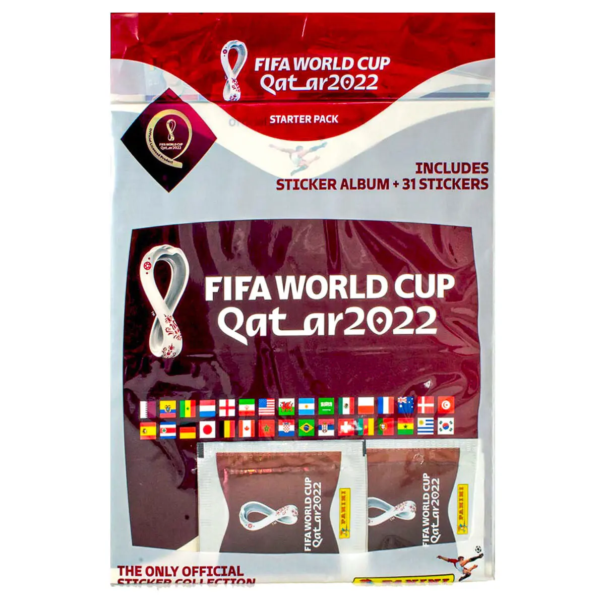 Panini Official Fifa World Cup Qatar 2022 Sticker Collection Starter Pack 1